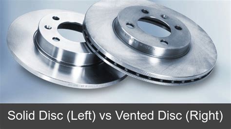 vented vs solid brake discs.